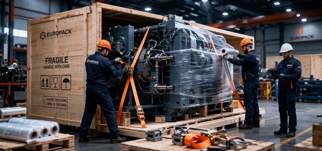 Aluminum barrier foil combined with VCI emitters for multi-year protection.